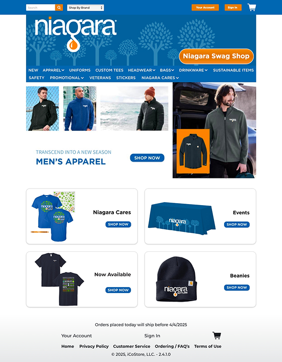 iCoStore, online swag store, merch store