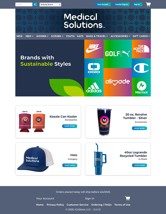 iCoStore, online swag store, merch store